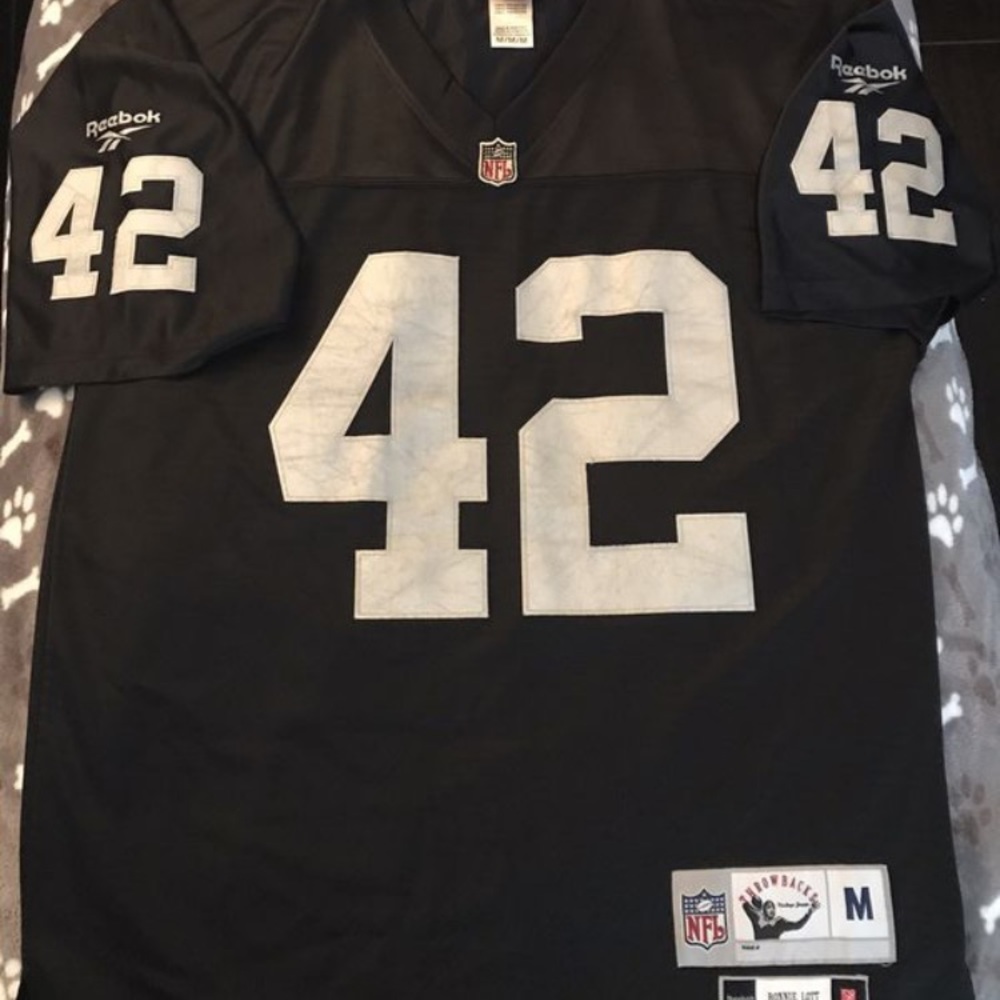 Oakland Raiders Ronnie Lott jersey size medium